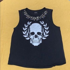 Express Skull Tank Top